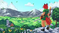 Urocza pixel-artowa gra RPG zmierza na Nintendo Switch. Of Blades & Tails na zwiastunie