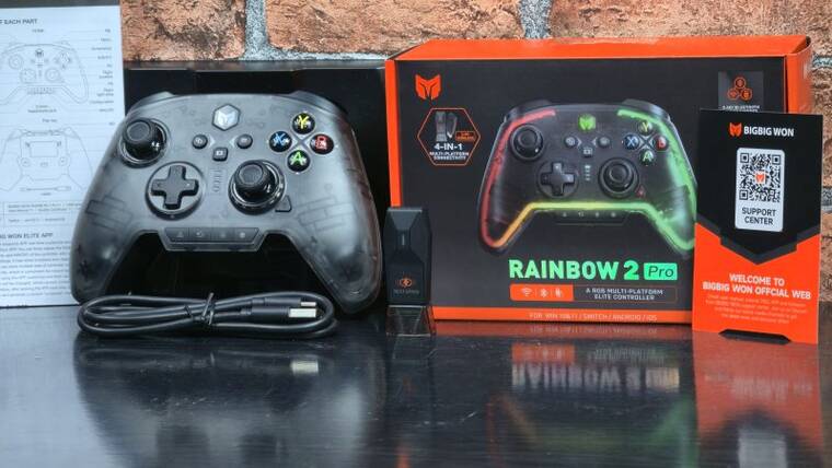 Recenzja kontrolera BigBig Won Rainbow 2 Pro. Wincyj LEDuf!