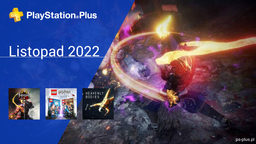 Listopad 2022 darmowe gry w PlayStation Plus PS+