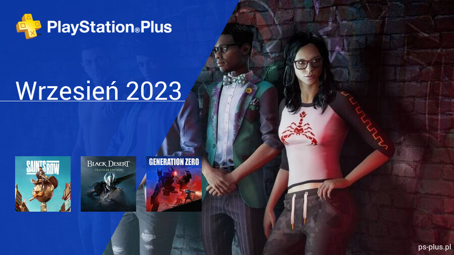 Wrzesień 2023 - darmowe gry w PlayStation Plus